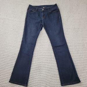 Banana Republic Jeans Womens Size 28 Blue Denim Pants Boot Cut Curvy Dark Wash